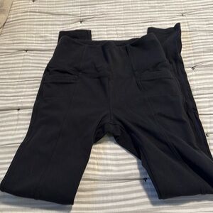 Athleta Leggings. Thicker with pockets- new condition